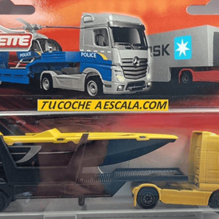 Tractomula Man Tga Xxl Yate Escala Coleccion Marca Majorette 1