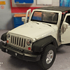 Jeep Wrangler Rubicon Blanco Escala 1/36 Marca Welly