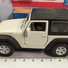 Jeep Wrangler Rubicon Blanco Escala 1/36 Marca Welly