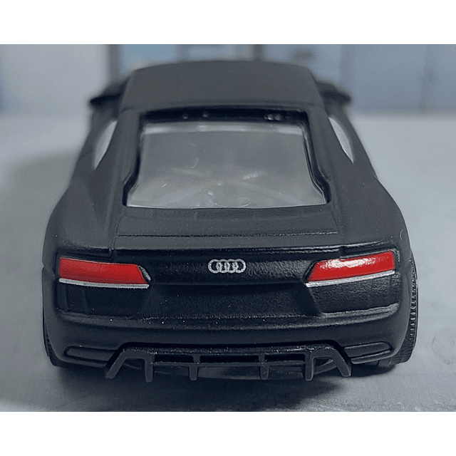 AUDI R8 NEGRO , Escala 1:64, Marca MAJORETTE