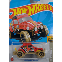 VOLKSWAGEN ESCARABAJO BAJA hot Wheels, Escala 1-64 TREASURE HUNT 