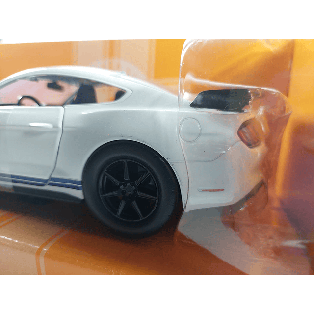 Ford Mustang Shelby Gt500 2020 BLANCO  Escala 1/24, Marca Jada