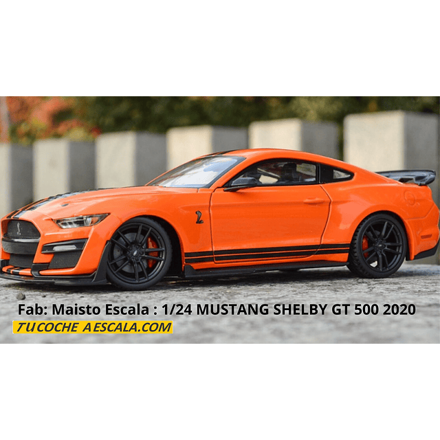 Ford mustang gt 500 2020 marca maisto , escala 1/24