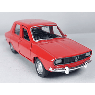 RENAULT 12 ROJO , MARCA Welly, Escala 1-36