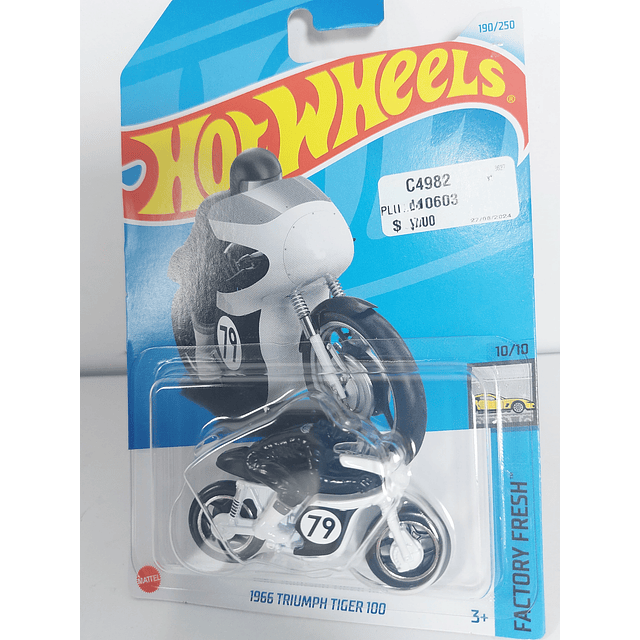 TRIUMPH TIGER 100 1966  Hot Wheels , escala 1/64
