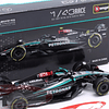 Mercedes-amg F1 W15 E RUSELL en caja de CARTON 1-43