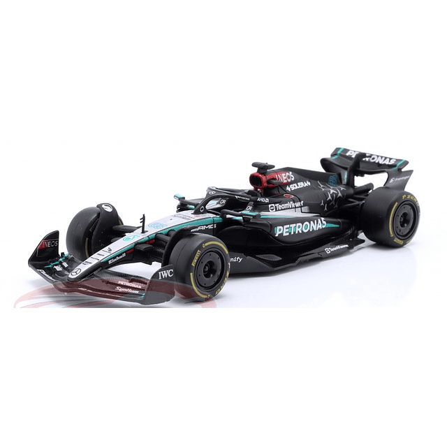 Mercedes-amg F1 W15 E RUSELL en caja de CARTON 1-43