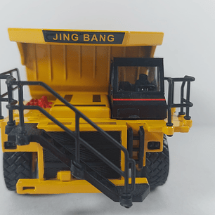 Volqueta carbonera amarillo Jing Bang, Escala 1-60